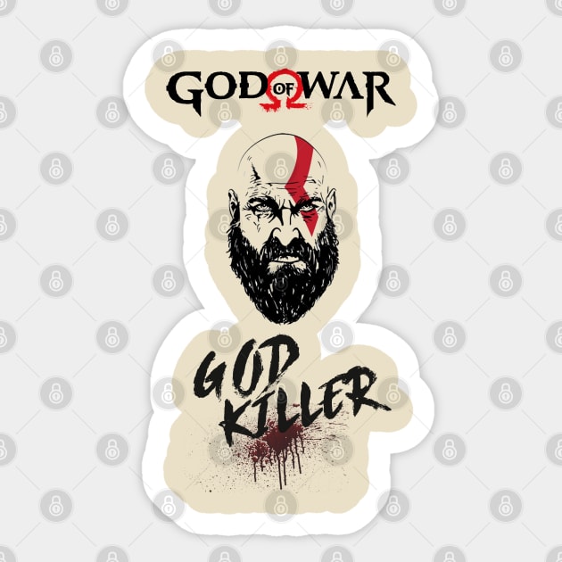 God of War: God Killer Sticker by DrComics01